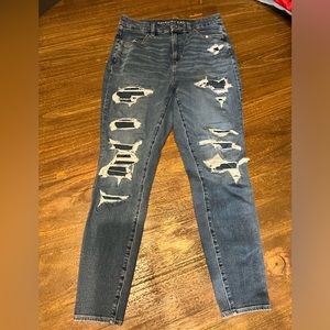 American Eagle Ripped/Patched Jeans